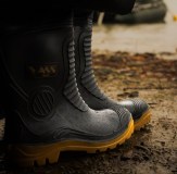 Vass Boots on Waders Fishing Angling Outdoors