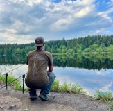 Vass Carp Rising Tee Shirt and Brushed Cotton Cap for Fishing Angling Outdoor Casualwear