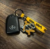Vass Keyring Loop Yellow 9