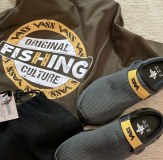 Vass Easy Bac Fishing Trainers and Fishing Culture Tee Shirt