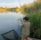 Vass Kids Carp Rising Tee Shirt and Cotton Fishing Cap Carp Angler Gear