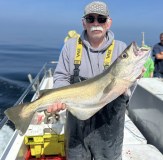 Team Vass 350 bib Brace Sea Fishing on boat