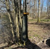 Vass wader hanger fishing accessory for drying and storing chest waders securely