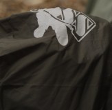Vass Wader Bivvy Protection from rain close up of fabric