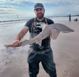 Vass Hybrid Waders Dark Camo Sea Fishing Man with Smoothhound