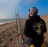 Team Vass 220 waterproof bib brace trouser black sea fishing Wayne