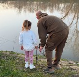 Vass Fishing Hoodie Joggers and Easy Stretch Trainers Dad Daughter Angling Feb 25