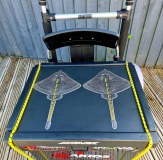Ray Rising Fishing Stickers on TackleBox 2