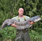 Team Vass 175 bib Brace catfish fishing