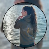 Vass Carp Rising Hoodie for Ladies and Men Fishing Khaki Colour adjust