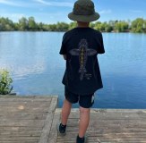 Vass Kids Junior Carp Rising Tee Shirt for Fishing Outdoor Activewear LM2
