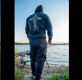 Vass Carp Rising Hoodie Black and Culture Fishing Cargo Joggers Fishing Angling Outdoors 2