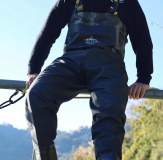 Vass Hybrid Dark Grey Camo Chest Waders Fishing Outdoors Savage Angler