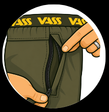 Zipped Pockets