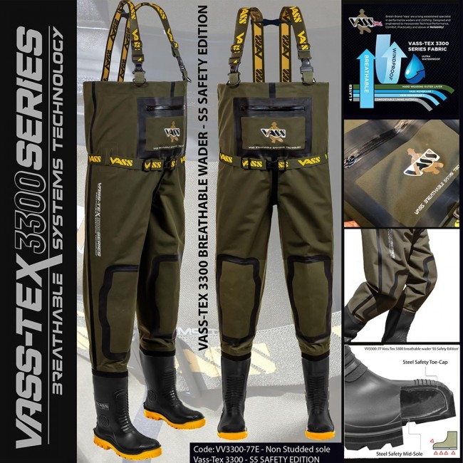 Vass-Tex 3300 Breathable S5 Safety Waders