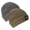 Vass ‘Fleece Lined’ Ribbed Beanie (Rubber Badge)