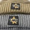 Vass ‘Fleece Lined’ Ribbed Beanie (Rubber Badge)