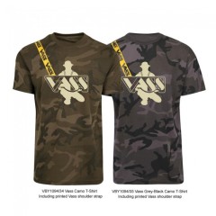 Vass Classic Printed Camouflage T-Shirt - Edition 2 - With Yellow Vass Strap