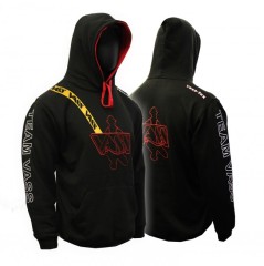 Team Vass Edition Two-Tone Colour Hoodie with Yellow Print Brace