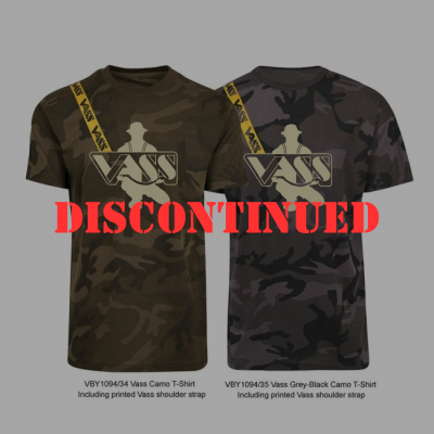 Vass Classic Printed Camouflage T-Shirt - Edition 2 - With Yellow Vass Strap