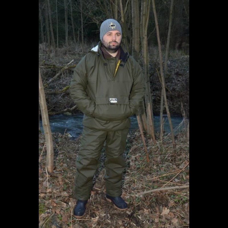 Team Vass 175 Winter Lined Waterproof Smock Khaki
