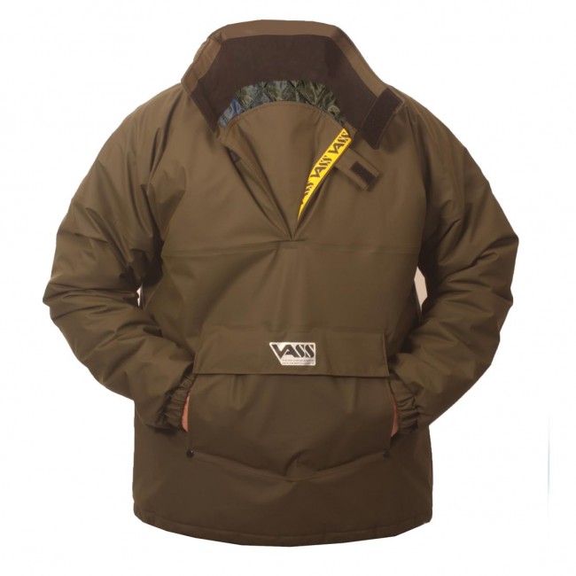 Team Vass 175 Winter Lined Waterproof Smock - Khaki